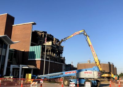 Demolition of the Solids Building performed by Spirtas.